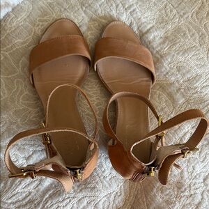 Franco sarto Brown wedge Sandals